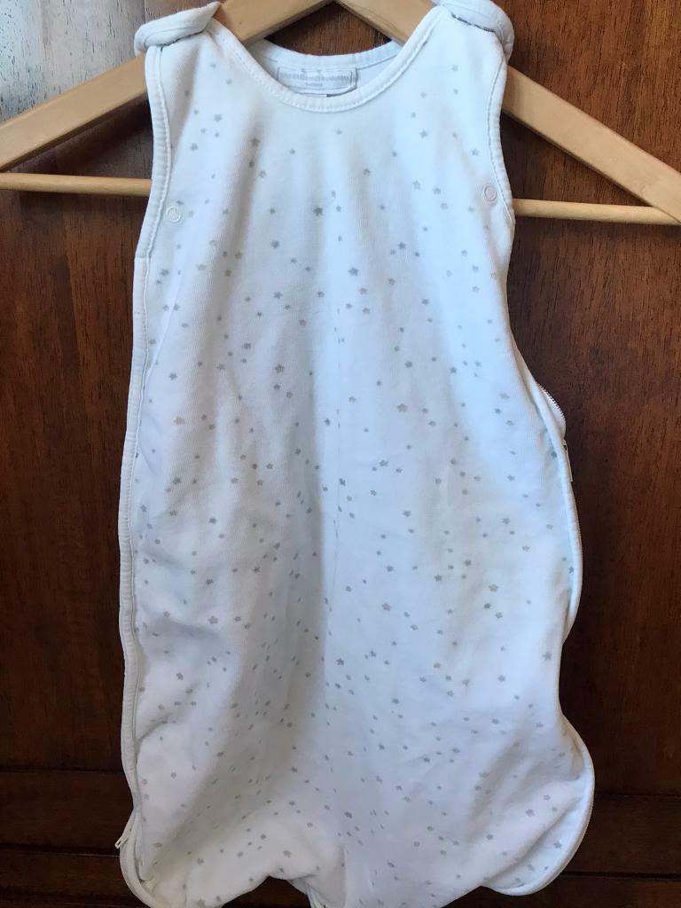 little white company sleeping bag